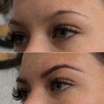 kosmetiska tatuering ögonbryn