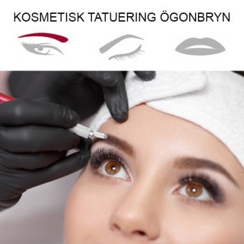 kosmetiska tatuering ögonbryn